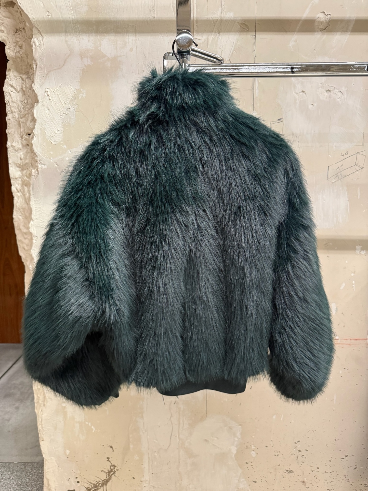 Balenciaga Cropped Jacket In Gray