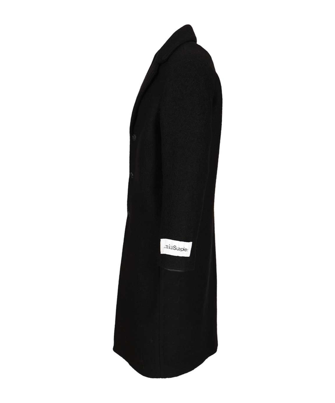 Amish Oversized Wool Blend Coat Coats Black In Black