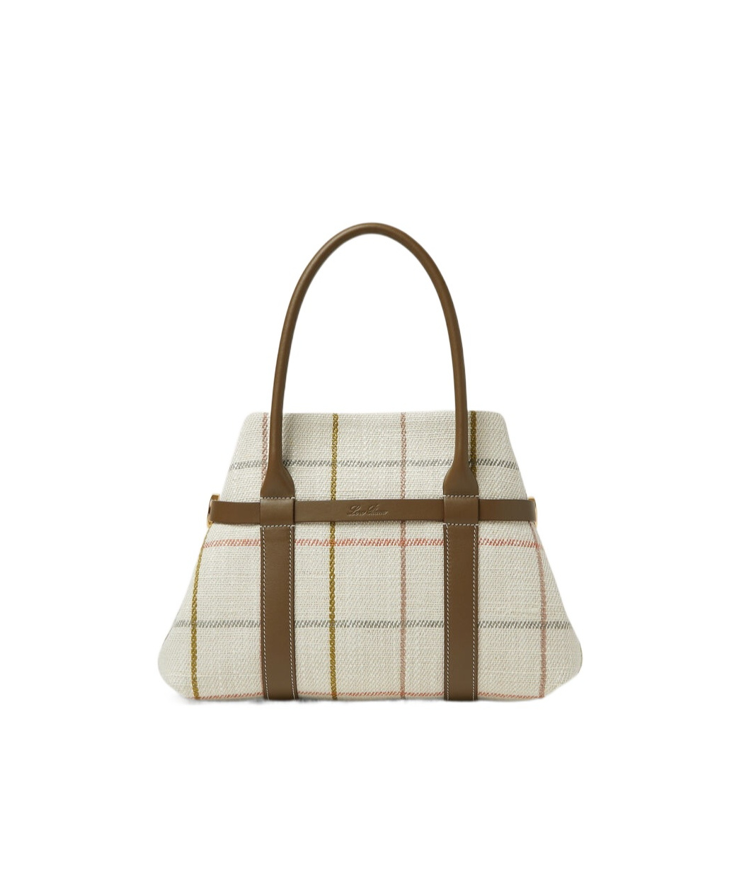 Loro Piana Ghiera Small Handbag In White