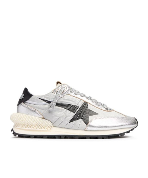 Golden Goose Marathon Running Sneakers In Laminated Leather