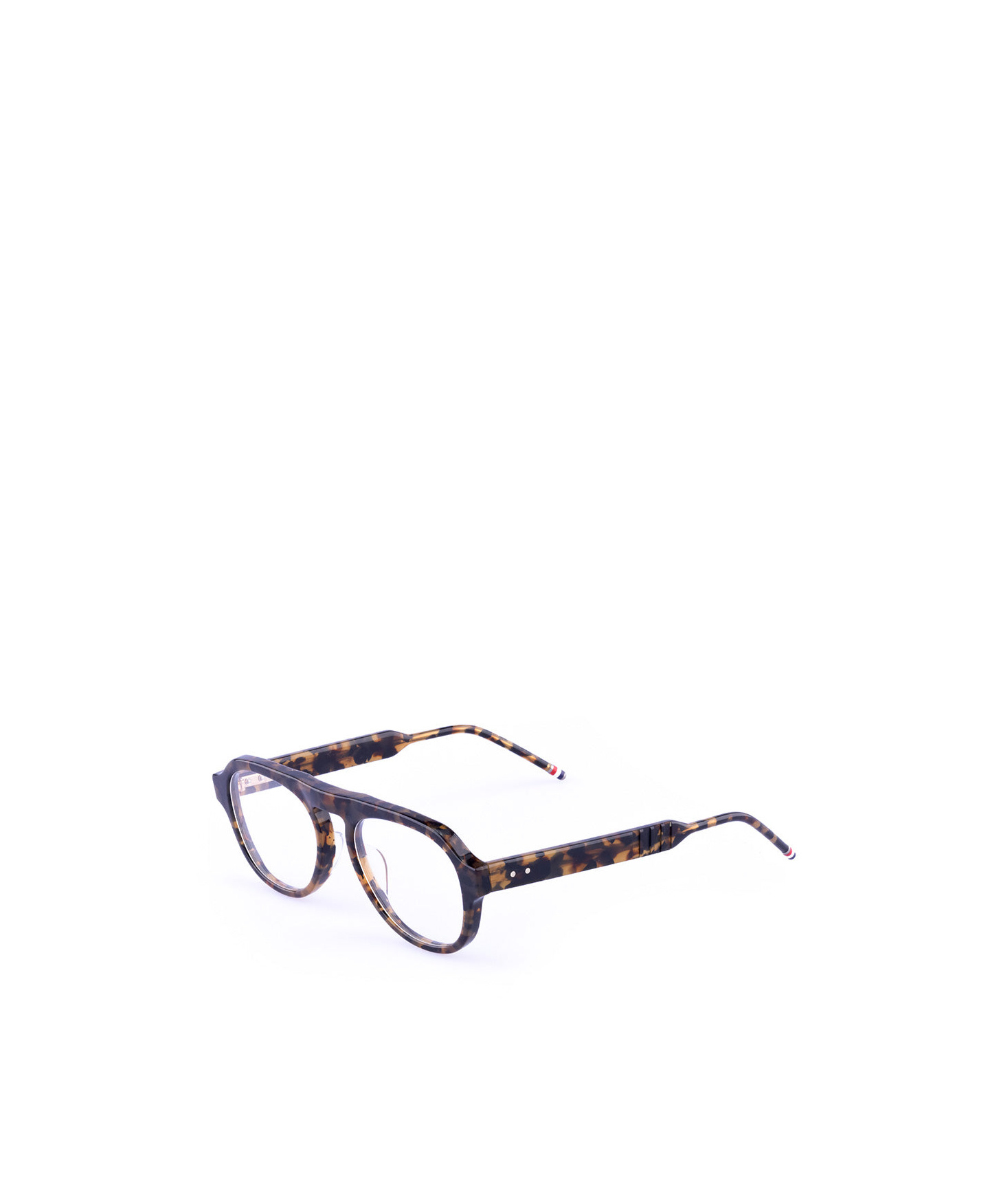 Thom Browne Logo Flat Mirror In Black