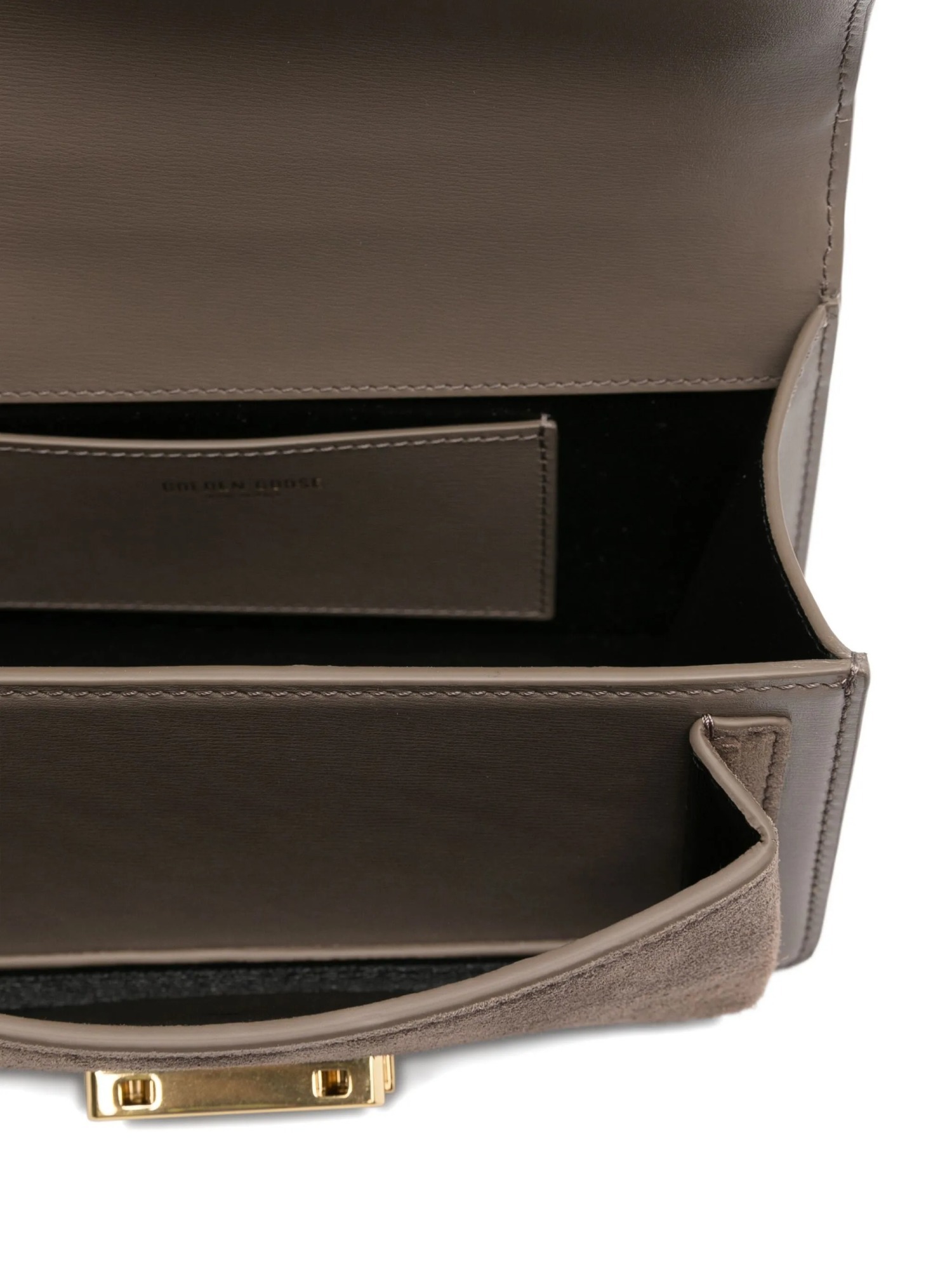 Golden Goose Small Venezia Suede-panelled Tote Bag In Neutral