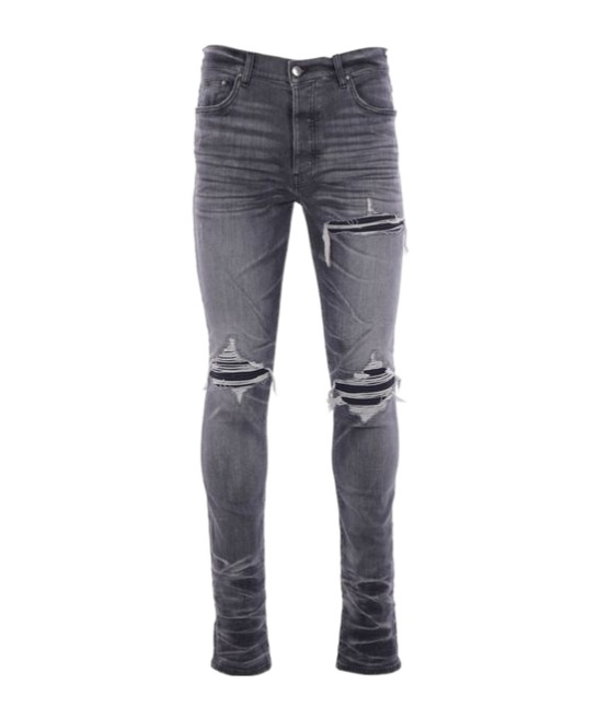 Amiri Stretch Denim Jeans Distressed Detailing