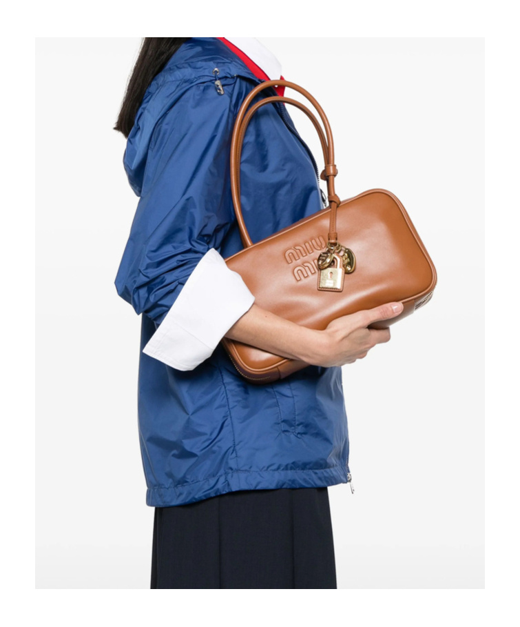 Miu Miu Beau Handbag In Brown