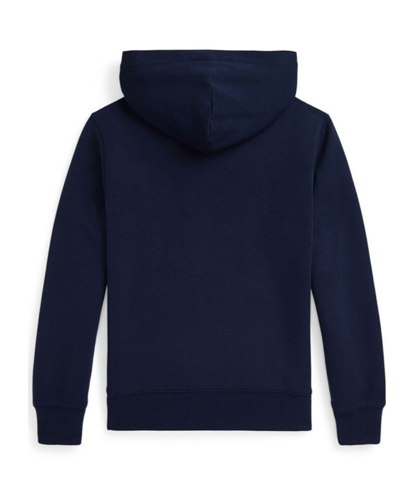 Polo Ralph Lauren Long-sleeved Hooded Hoodie In Black