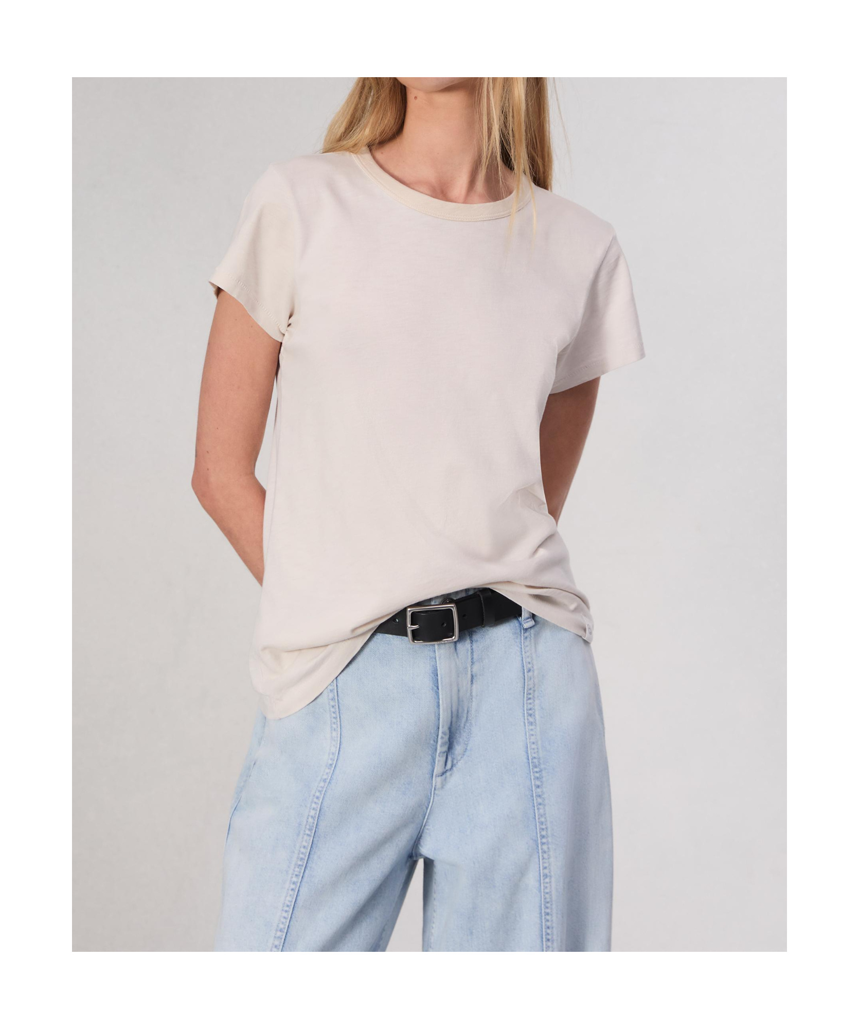 Rag & Bone Short-sleeved T-shirt In Pink