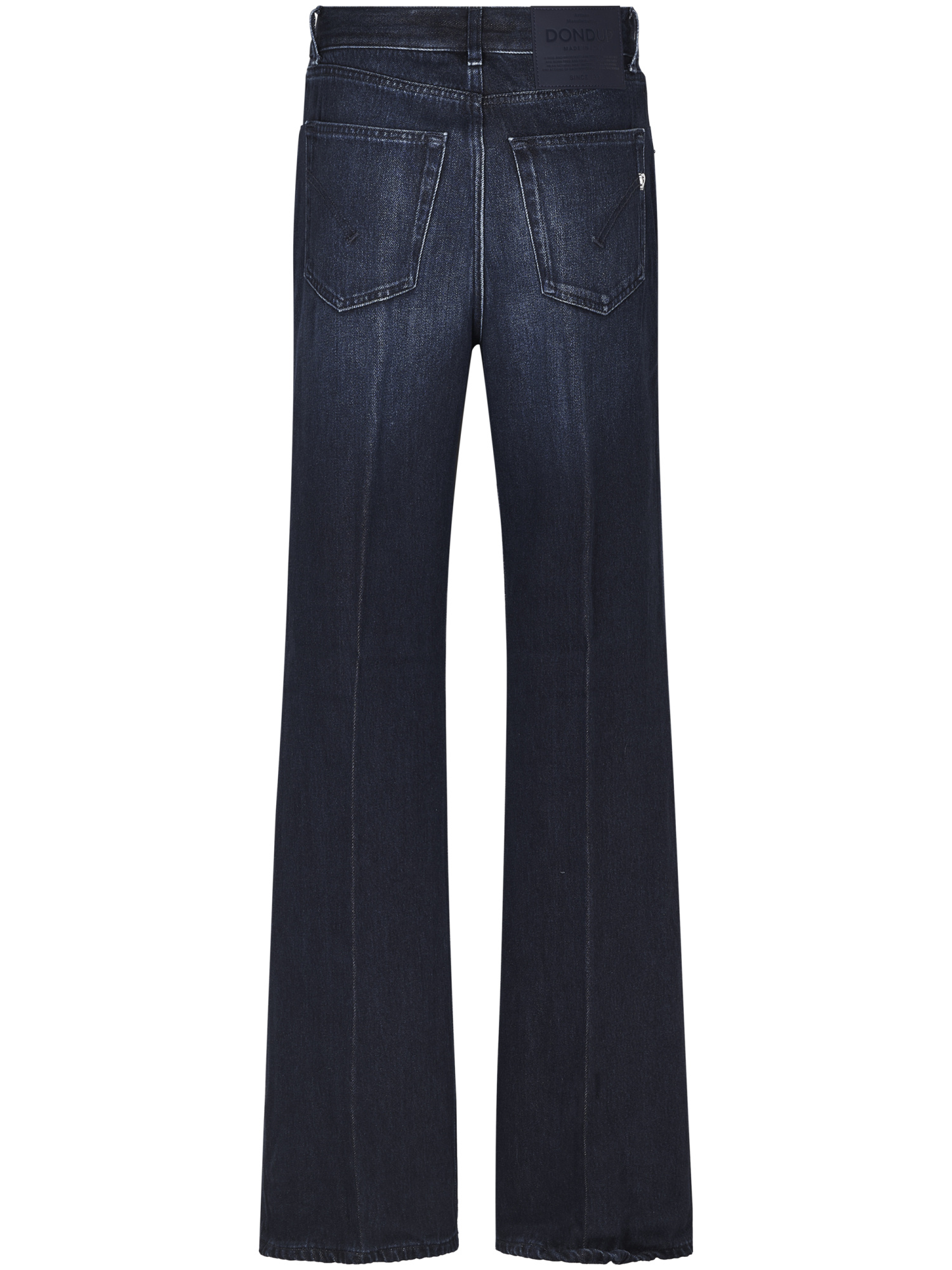 Dondup Wide-leg Denim Trousers In Blue