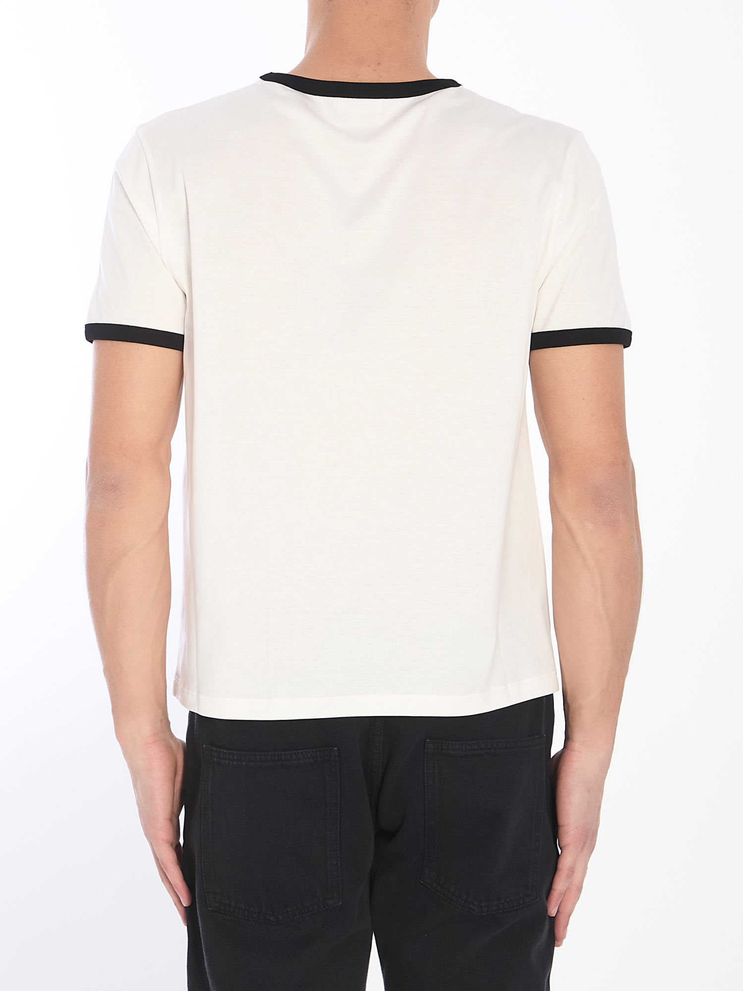 Celine Logo Short-sleeved T-shirt In White