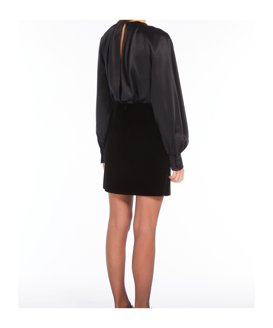 Max Mara Zarelia Mini Dress In Black