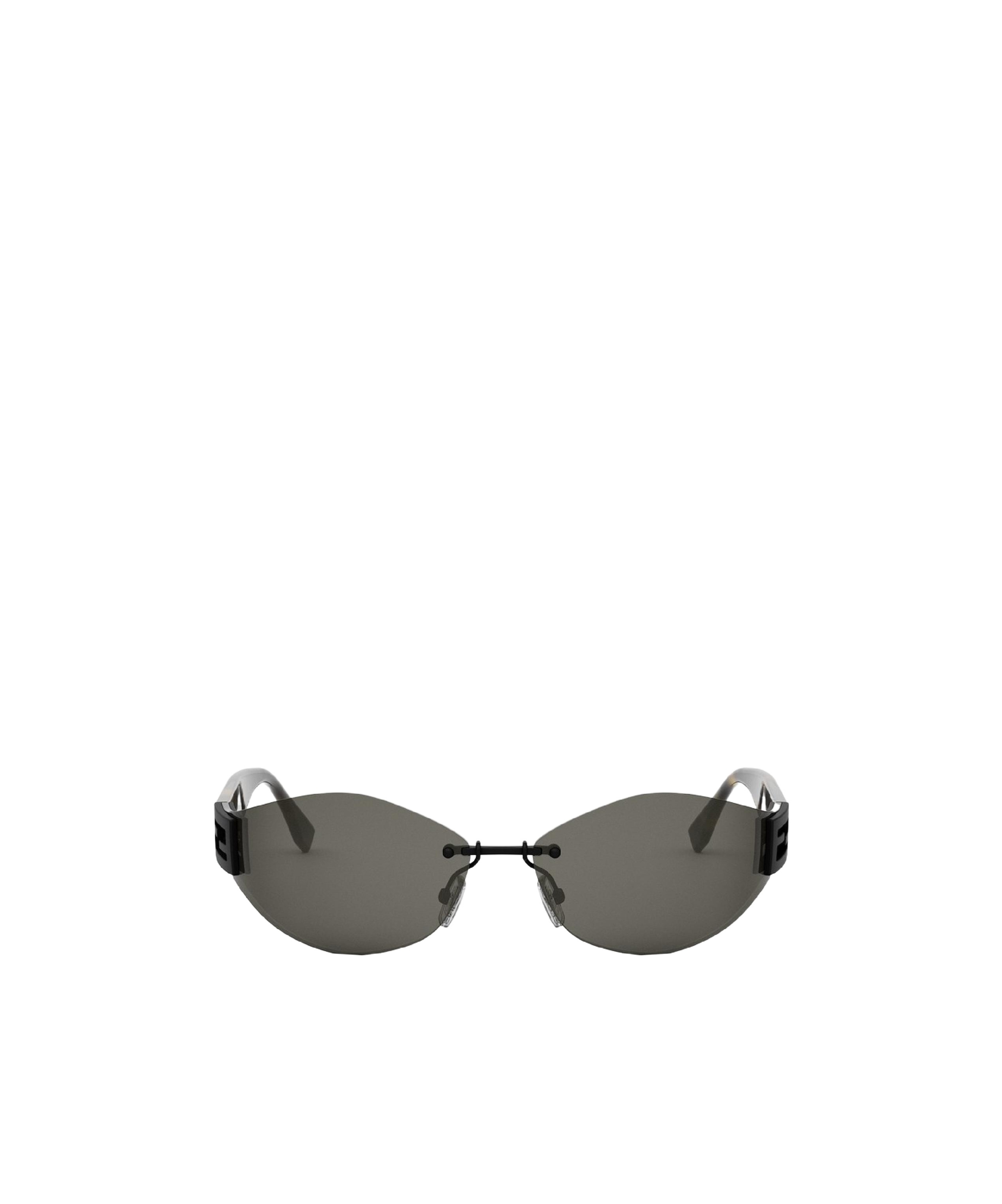 Fendi Frameless Sunglasses In Gray