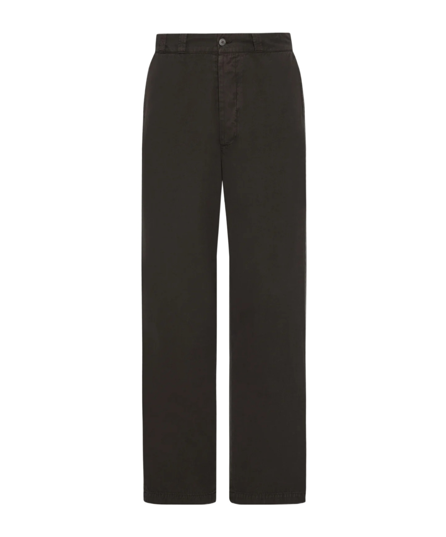 The Row Ottis Pant In Cotton And Cashmere In Brown