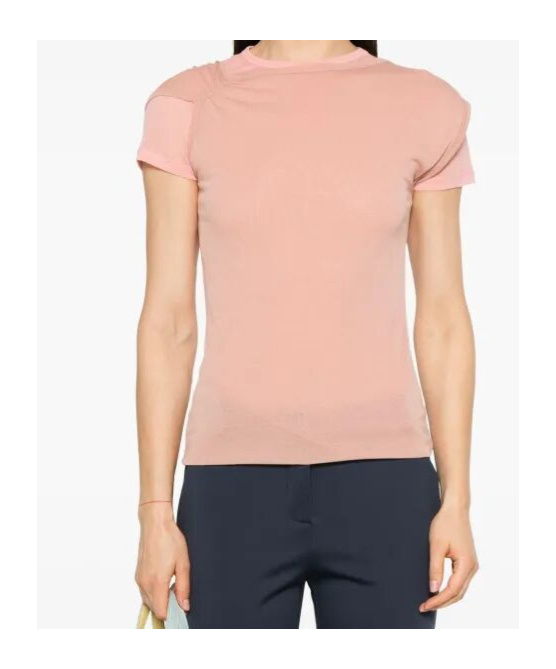Pinko Layered T-shirt In Pink