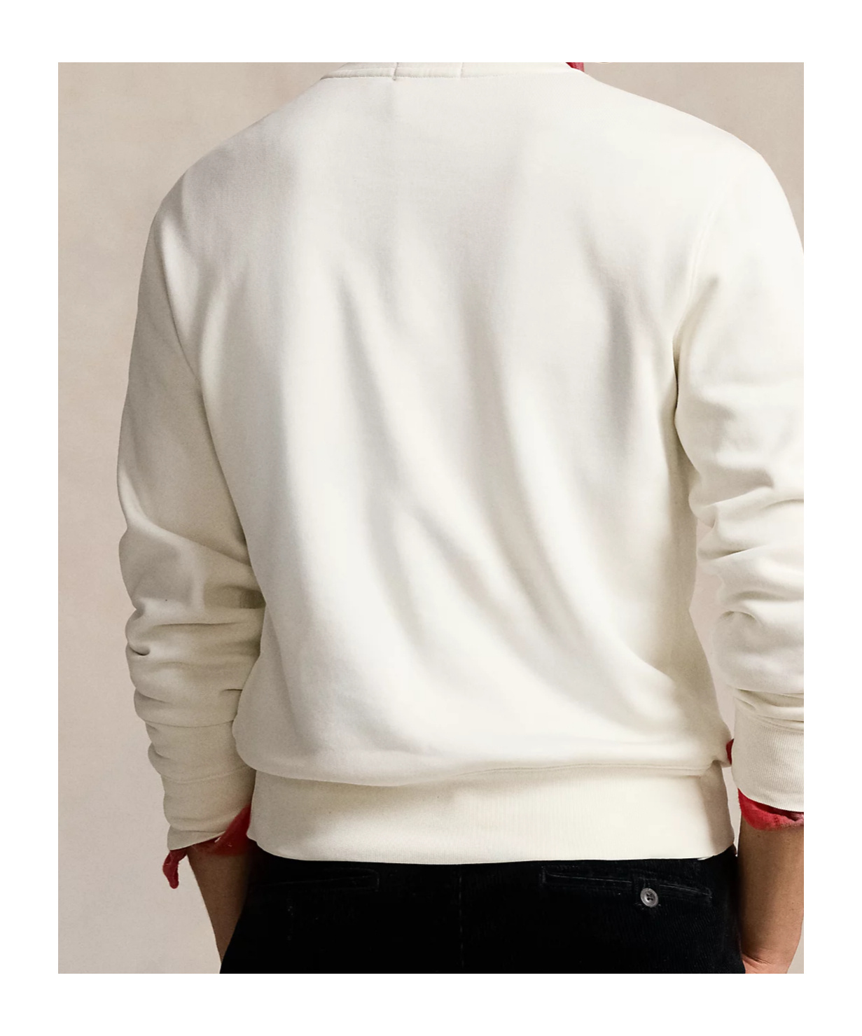 Polo Ralph Lauren Mens Nevis Holiday Bear Bear-print Long-sleeve Cotton And Recycled Polyester Blend Jersey Sweatshirt In White