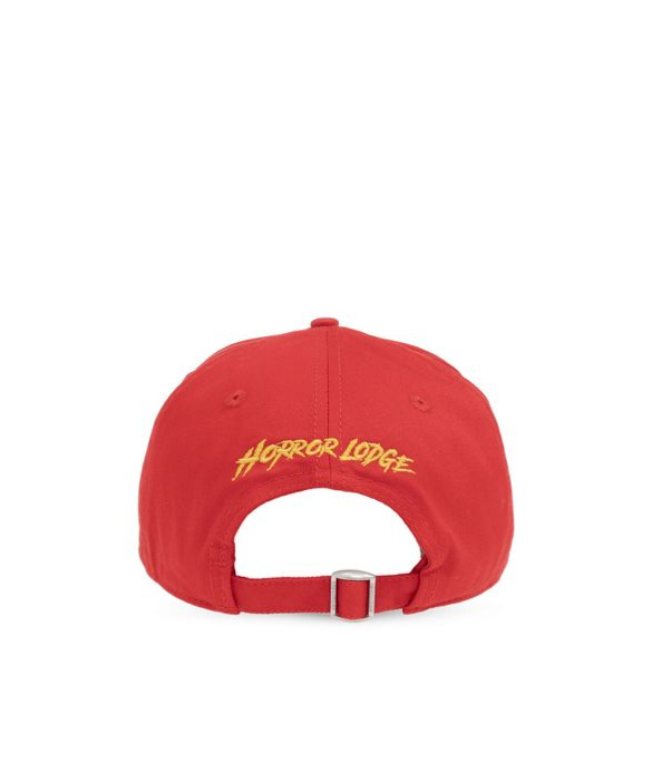 Dsquared2 Logo Patch Baseball Cap In Red