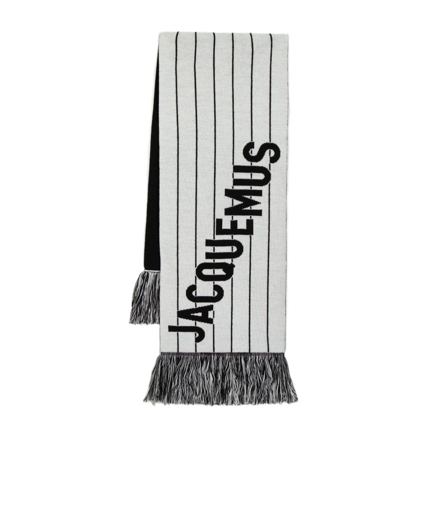 Jacquemus Fringed Scarf In White