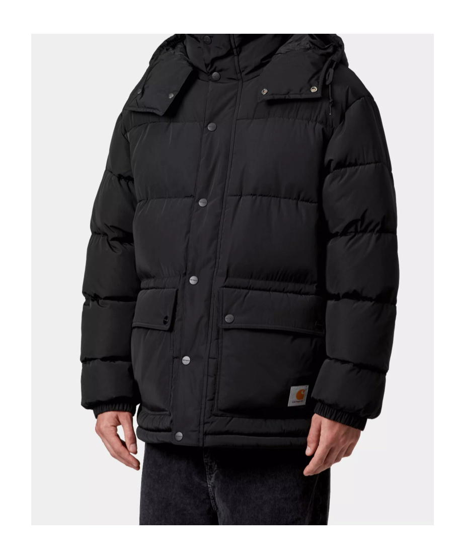 Carhartt Brent Jacket Puffer Jackets Black In Black