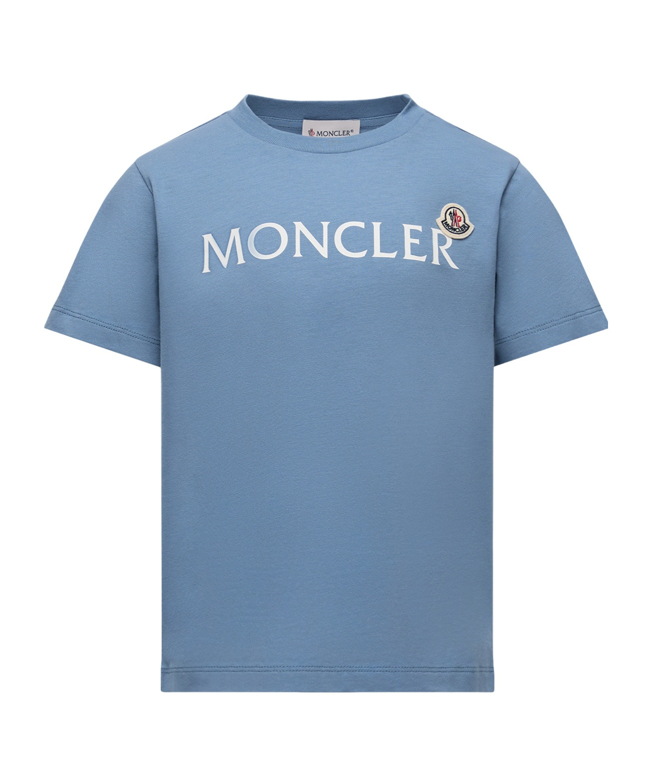 Moncler Short-sleeved T-shirt In Blue