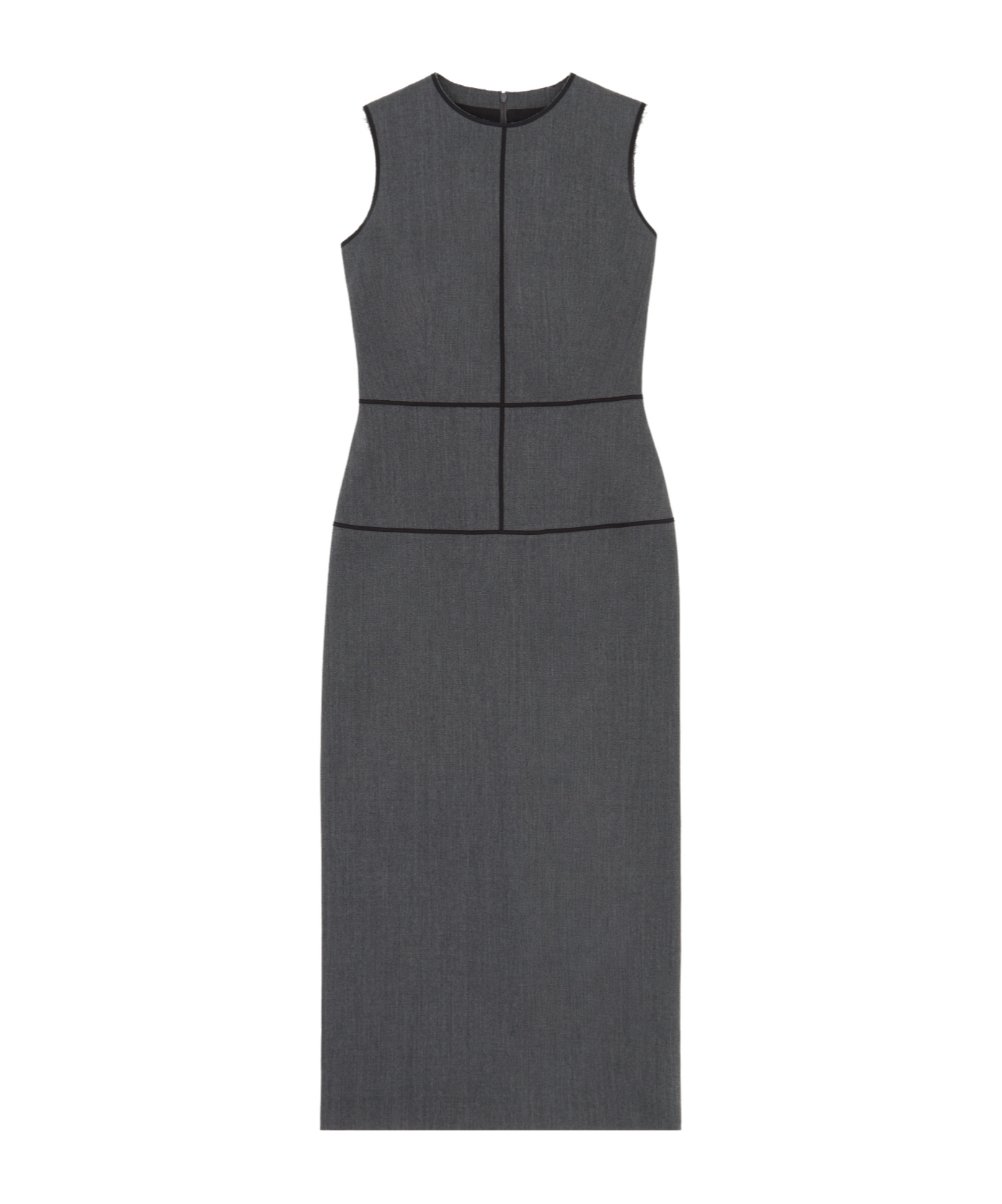 Mm6 Maison Margiela Midi Dress In Gold