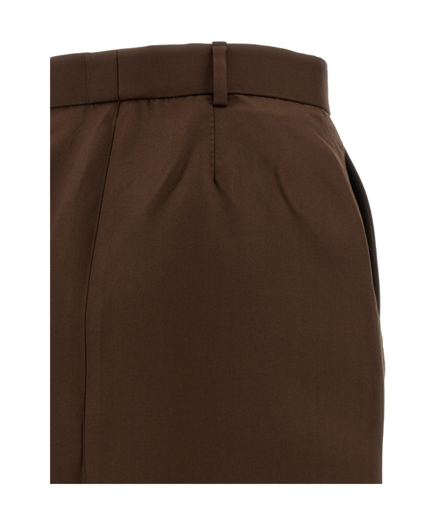Brioni 'violante' Skirt In Brown