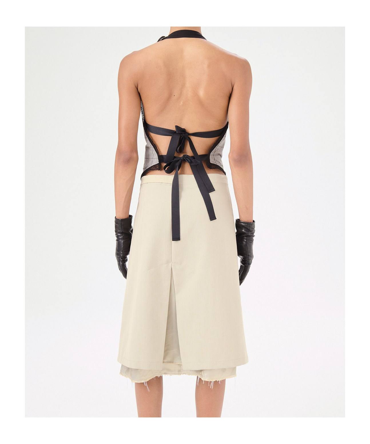 Our Legacy Gray Pinafore Top In Gray