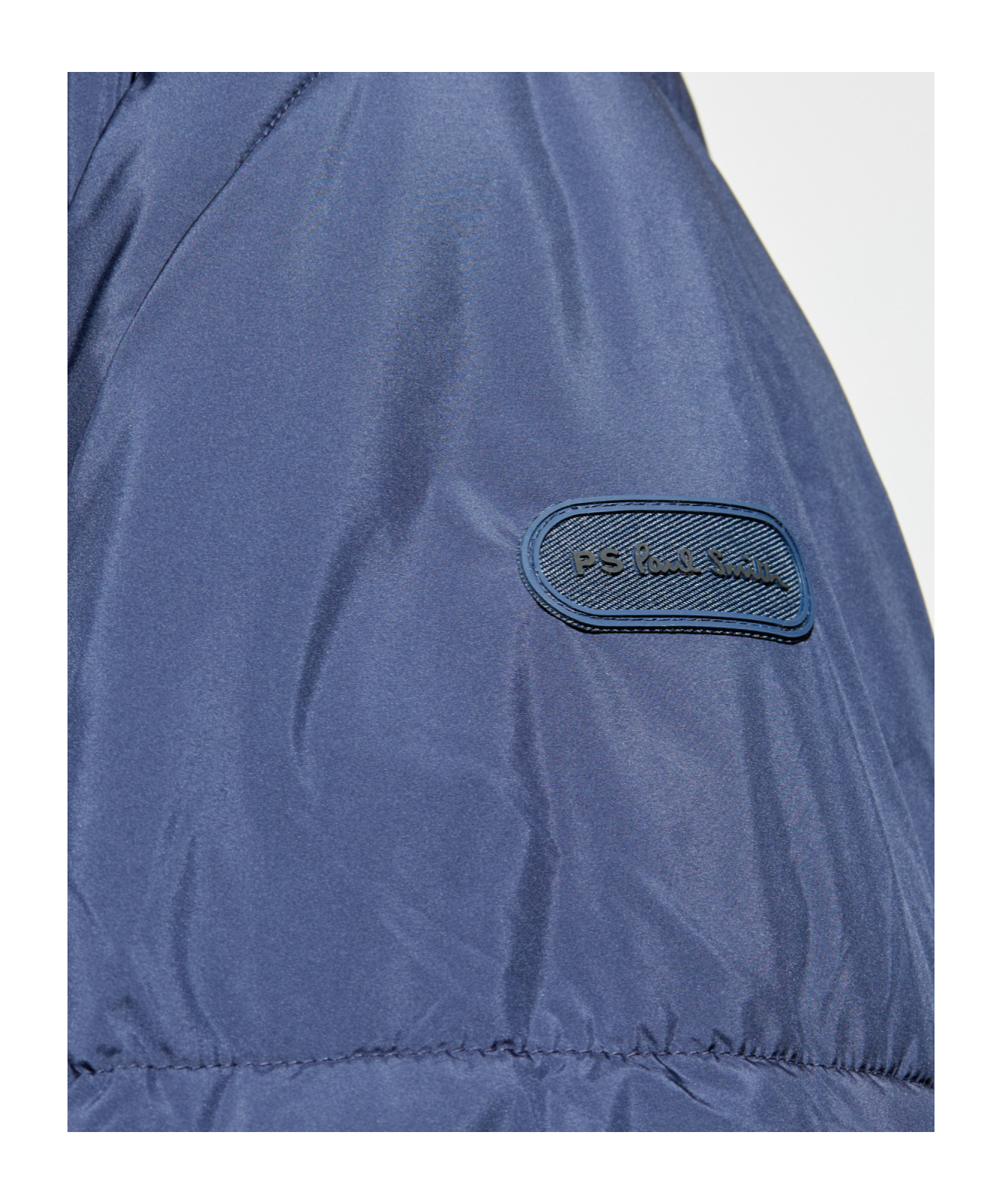 Ps By Paul Smith Ps Paul Smith Logo Patch Hooded Jacket In Blue