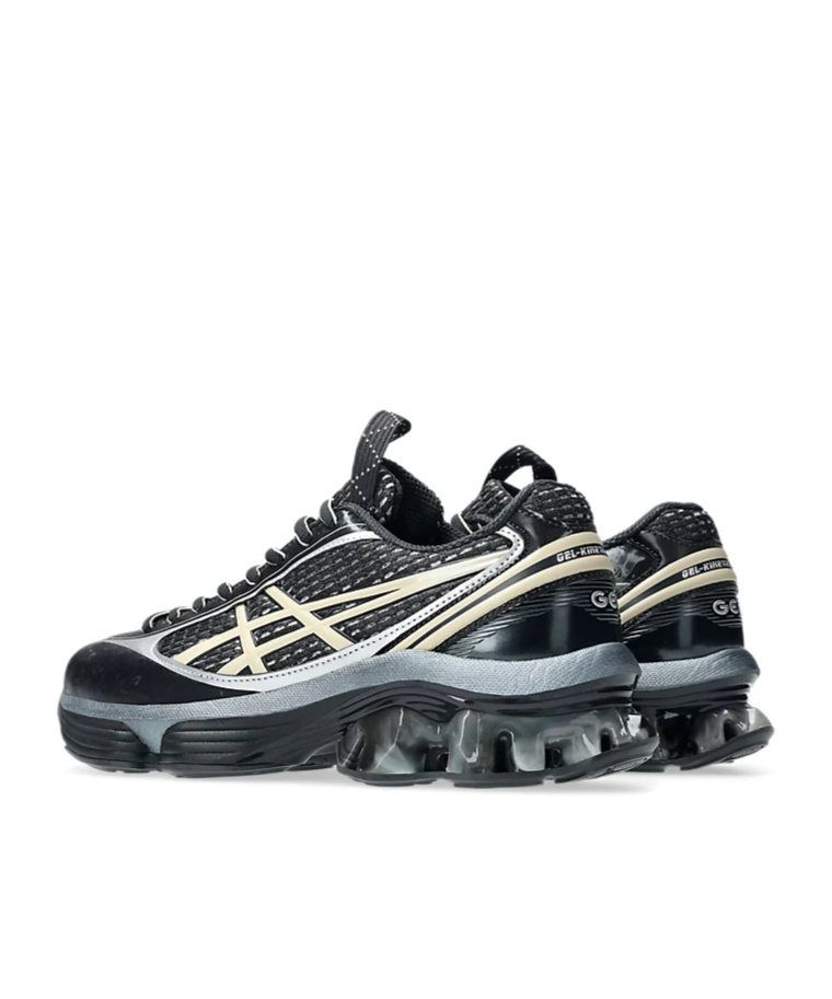 Asics Gel Kinetic Fluent Sneakers With Textured Upper And Sculpted Design In Gray