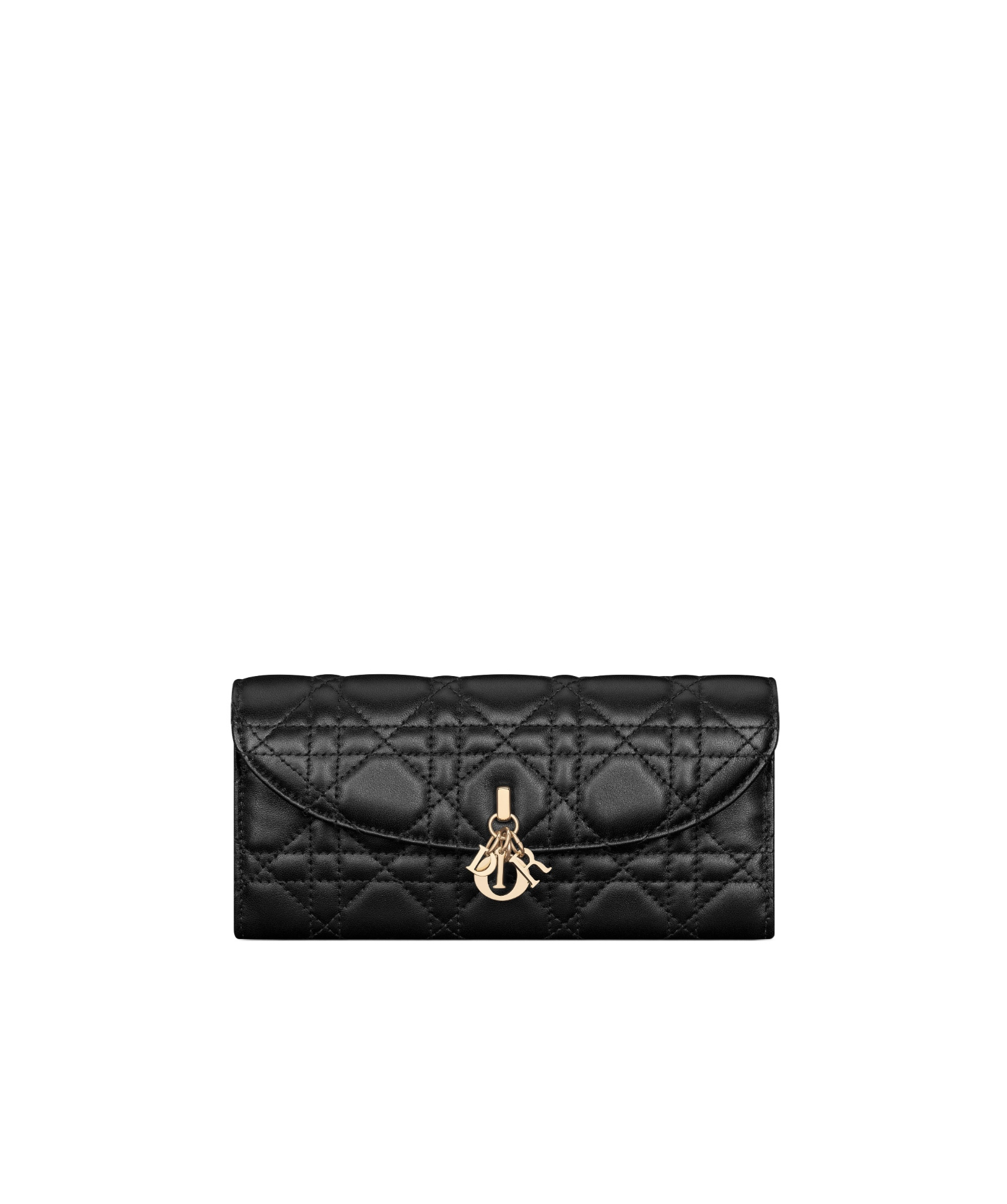 Dior Violet Wallet In Black