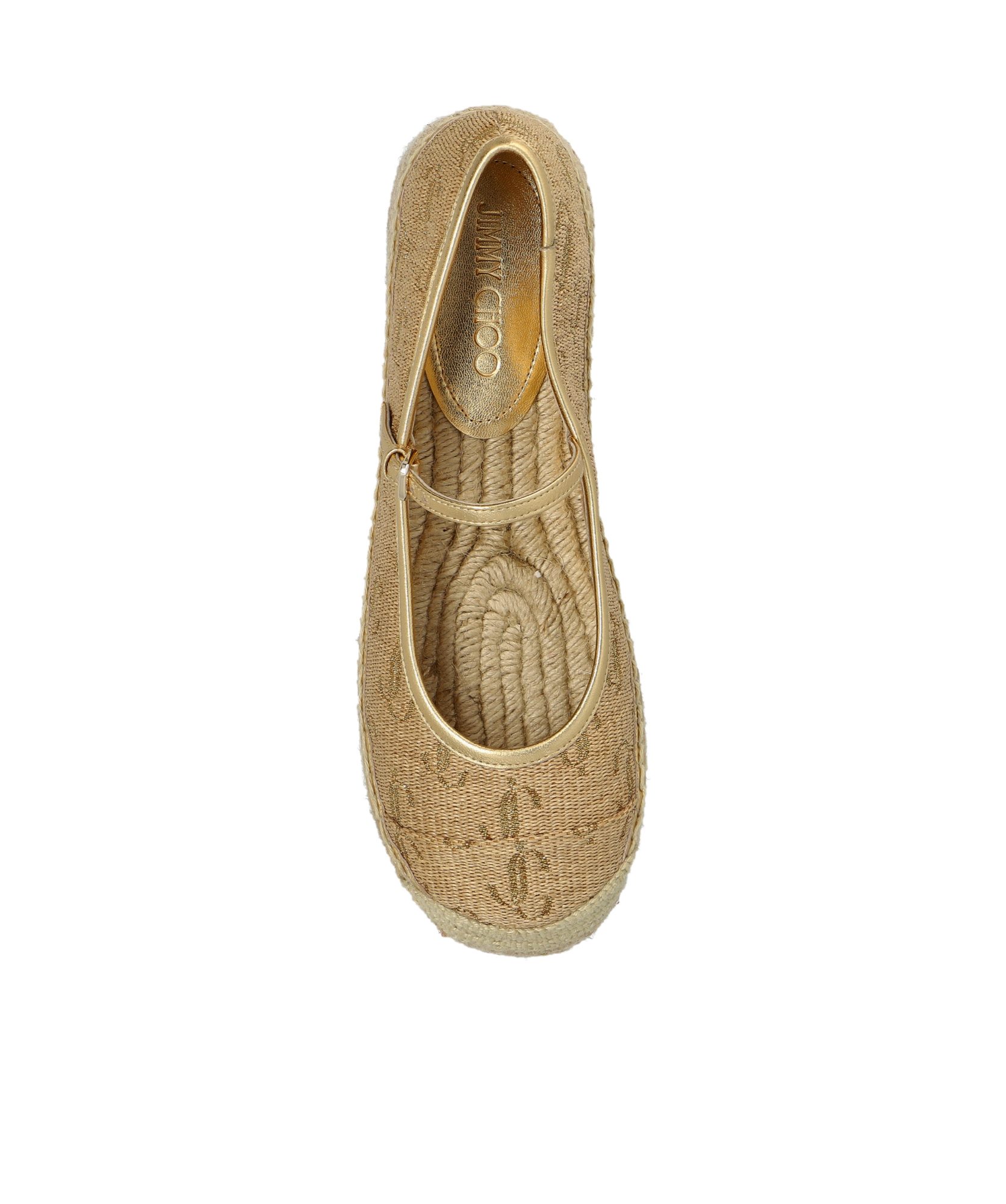 Jimmy Choo Raffia Espadrilles In Neutral