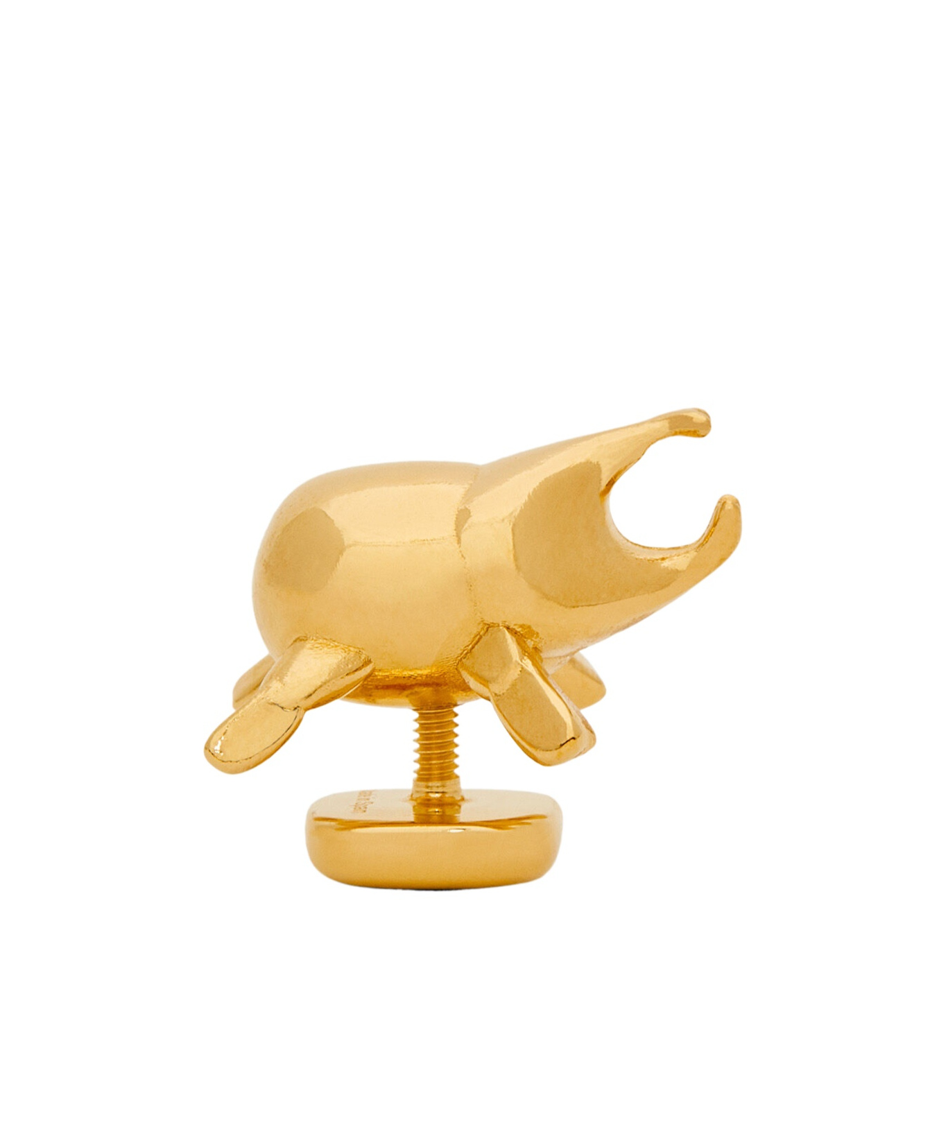 Loewe Beetle Shaped Pin In Yellow