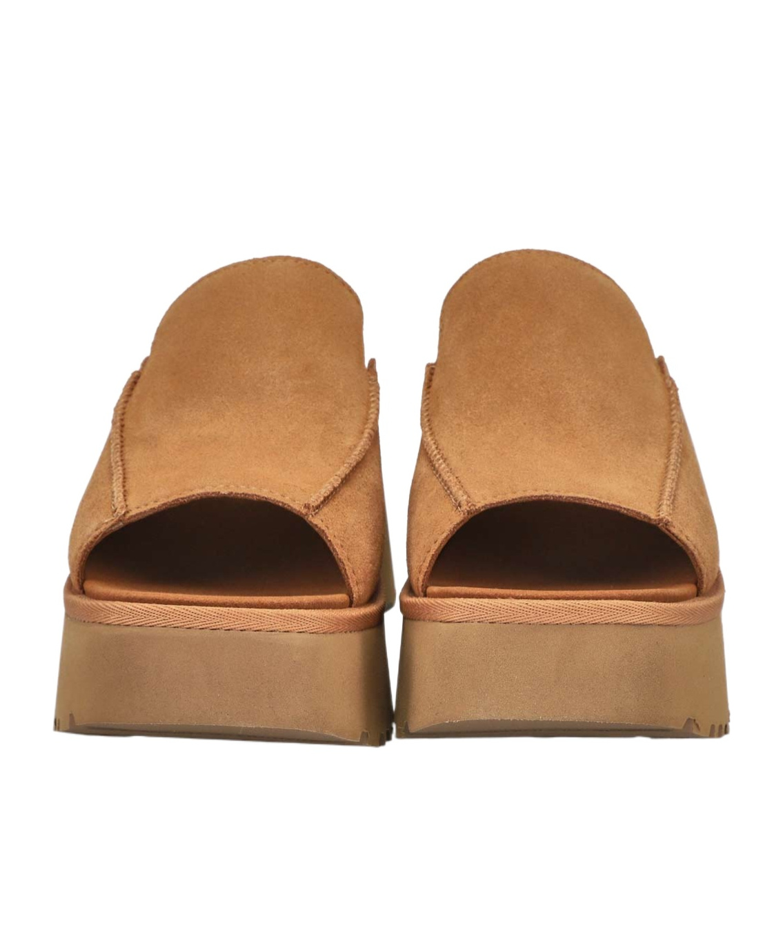 Ugg Platform High Heel Sandals In Brown