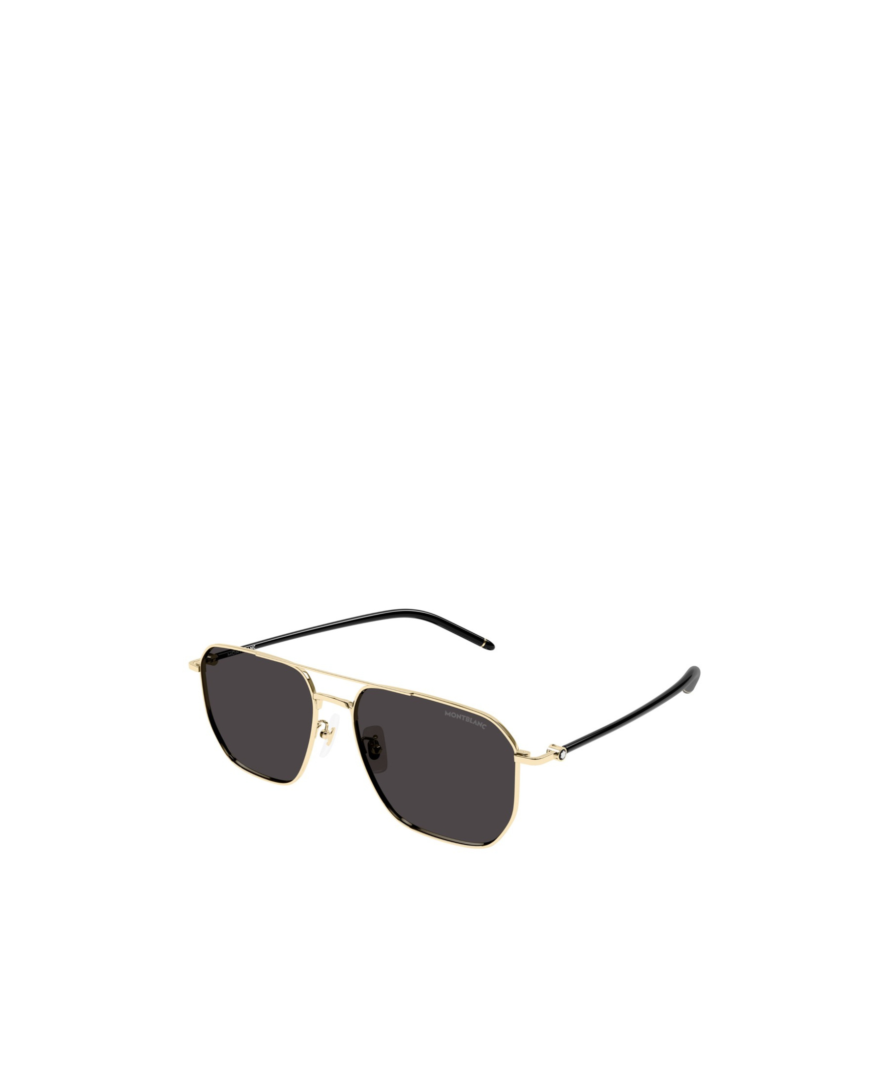 Montblanc Pilot-frame Sunglasses In Black