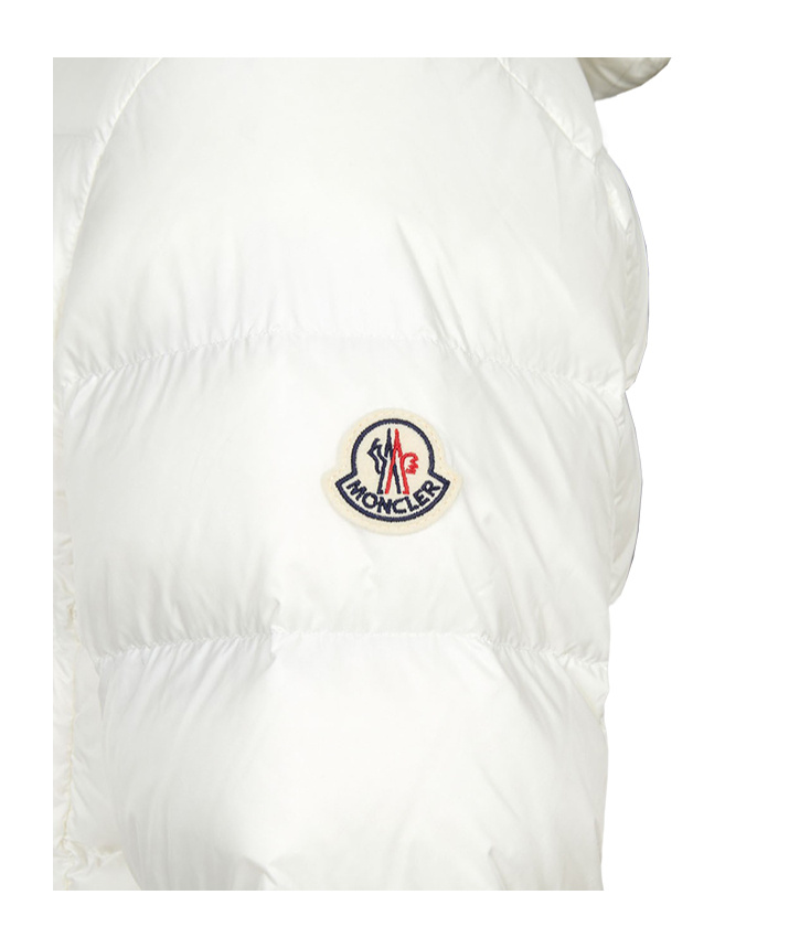 Moncler Long-sleeved Down Jacket In Black