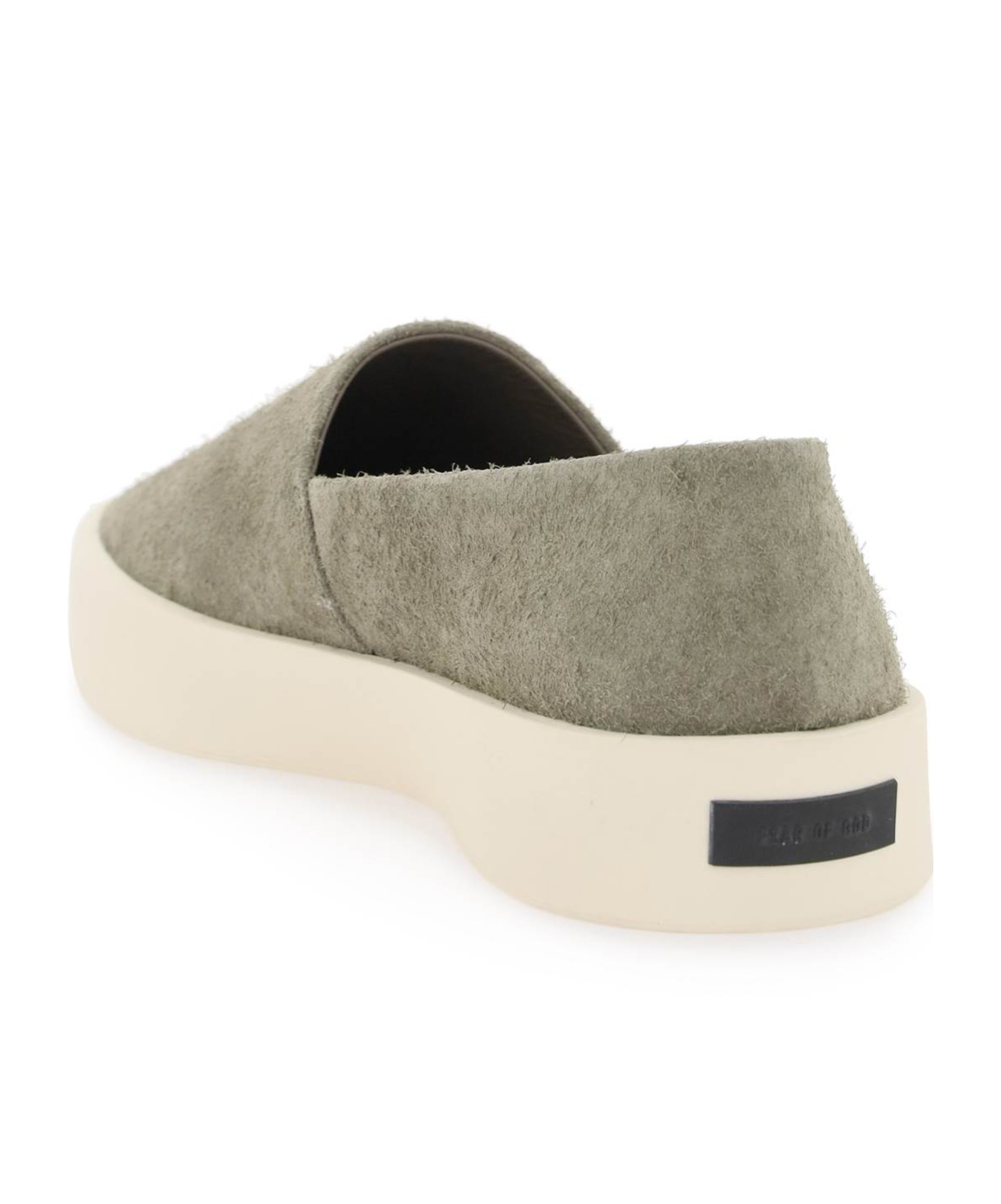 Fear Of God Suede Slip-on Sneakers In Nude
