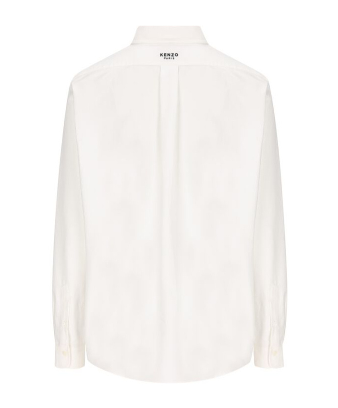 Kenzo Shirt With Boke Flower Embroidery In White