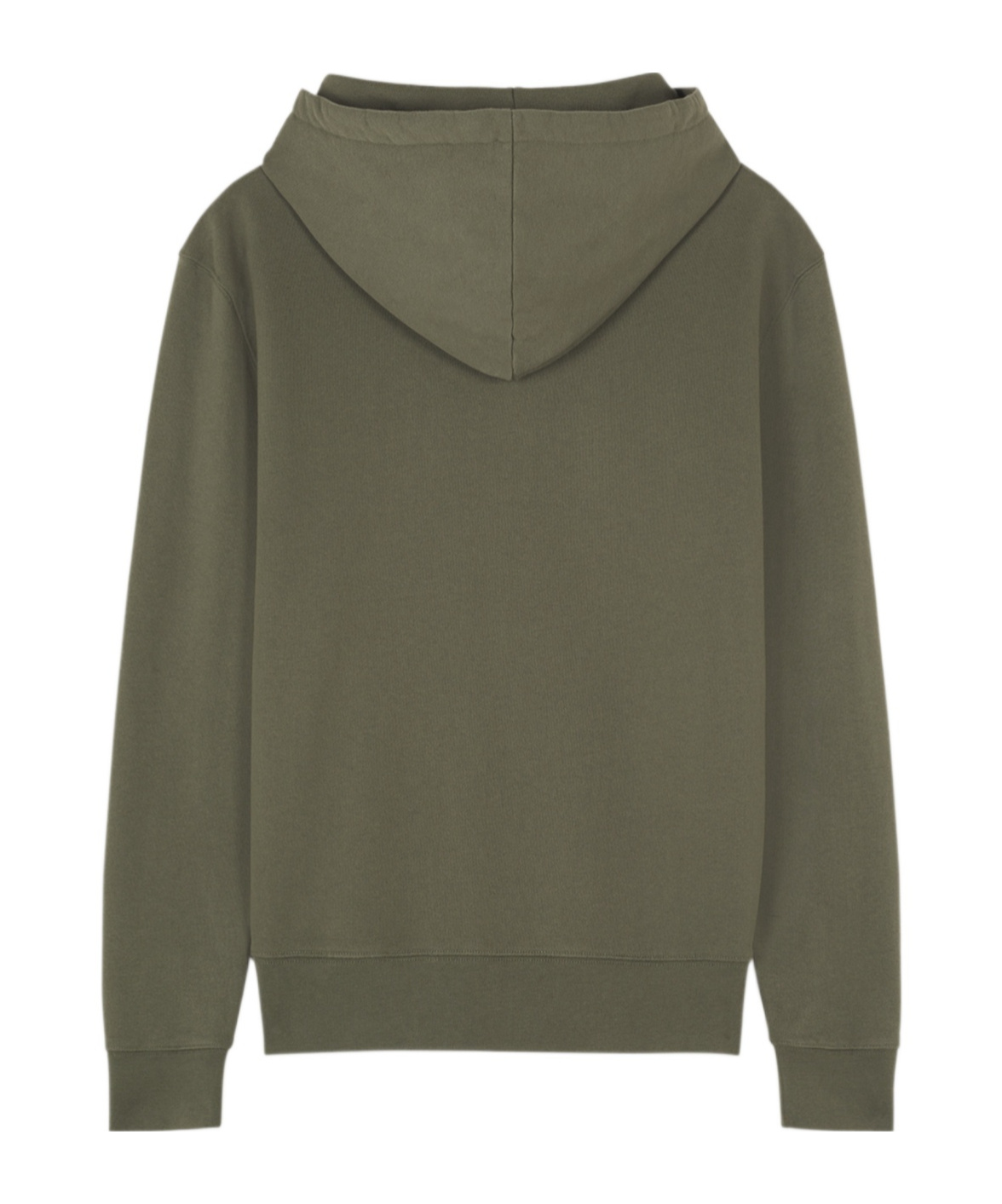 Shop Maison Kitsuné Chillax-fox Motif Cotton Hoodie In Green