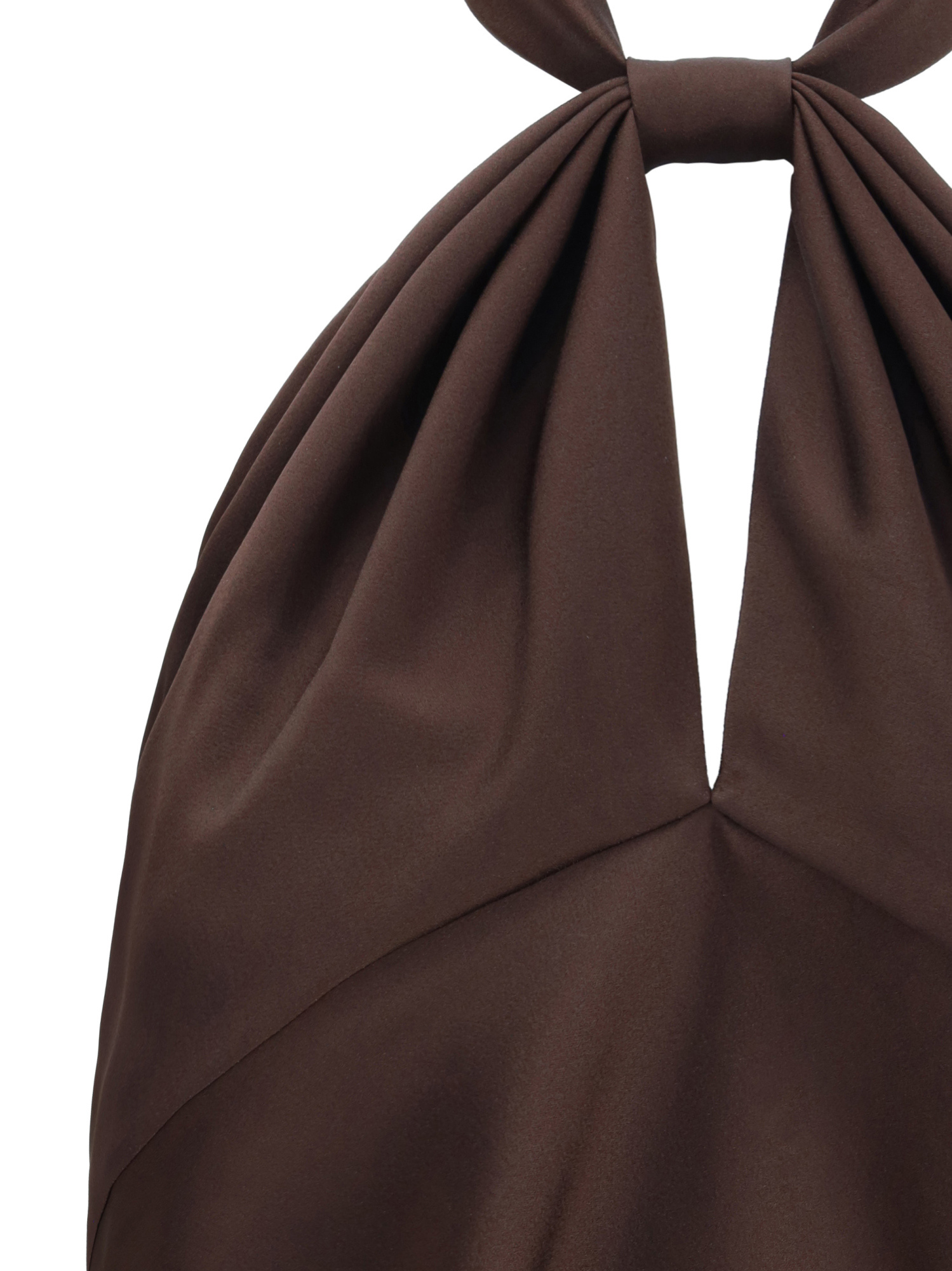 Tom Ford Silk Top In Brown