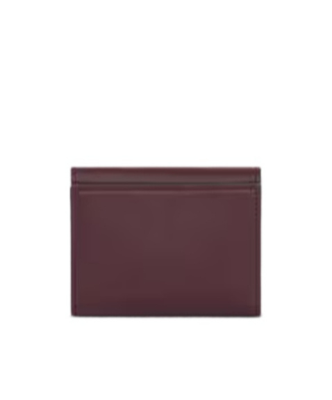 Etro Small Leather Pony Wallet In Burgundy
