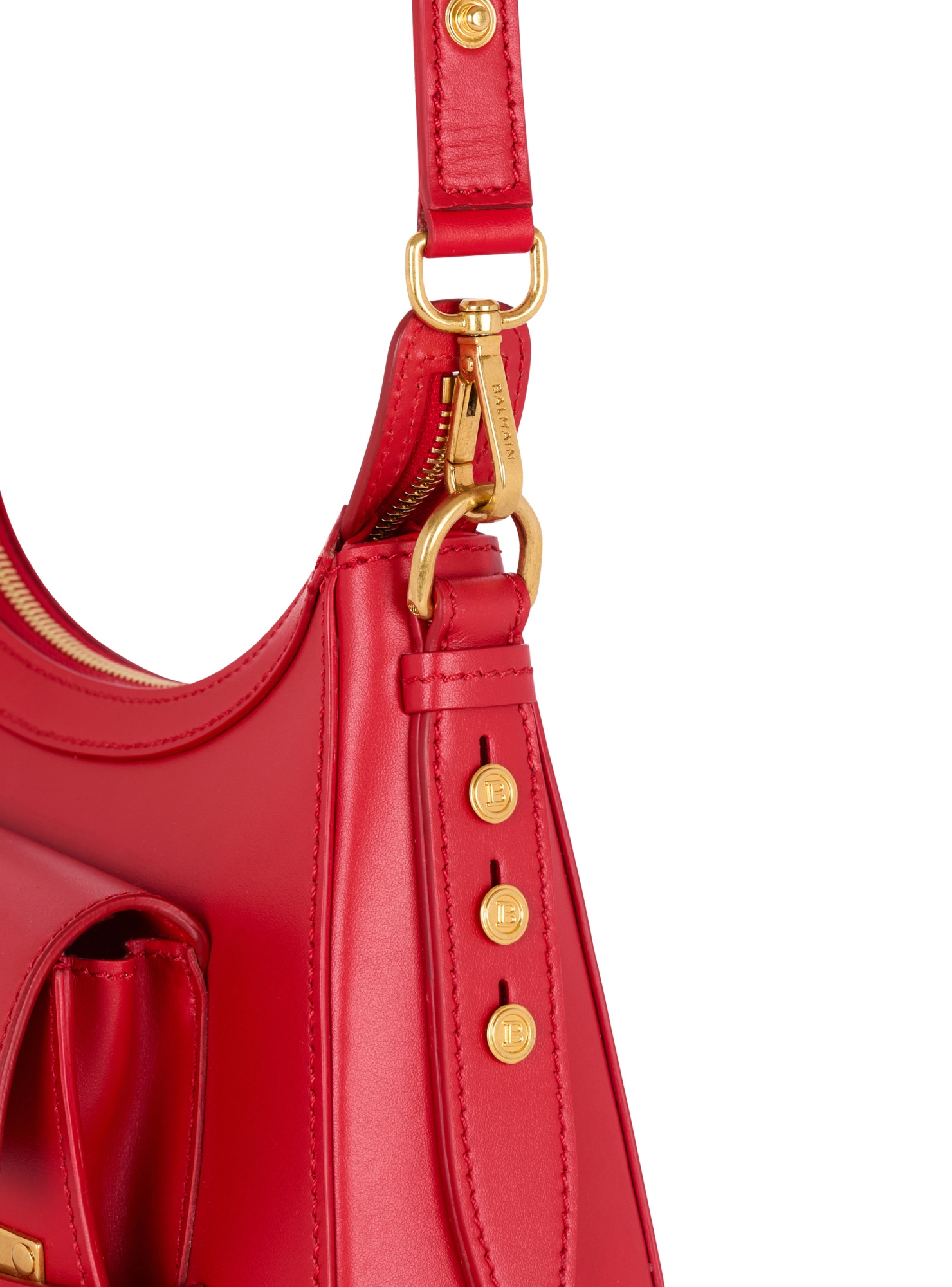 BALMAIN CALFSKIN B-BUZZ HOBO BAG 