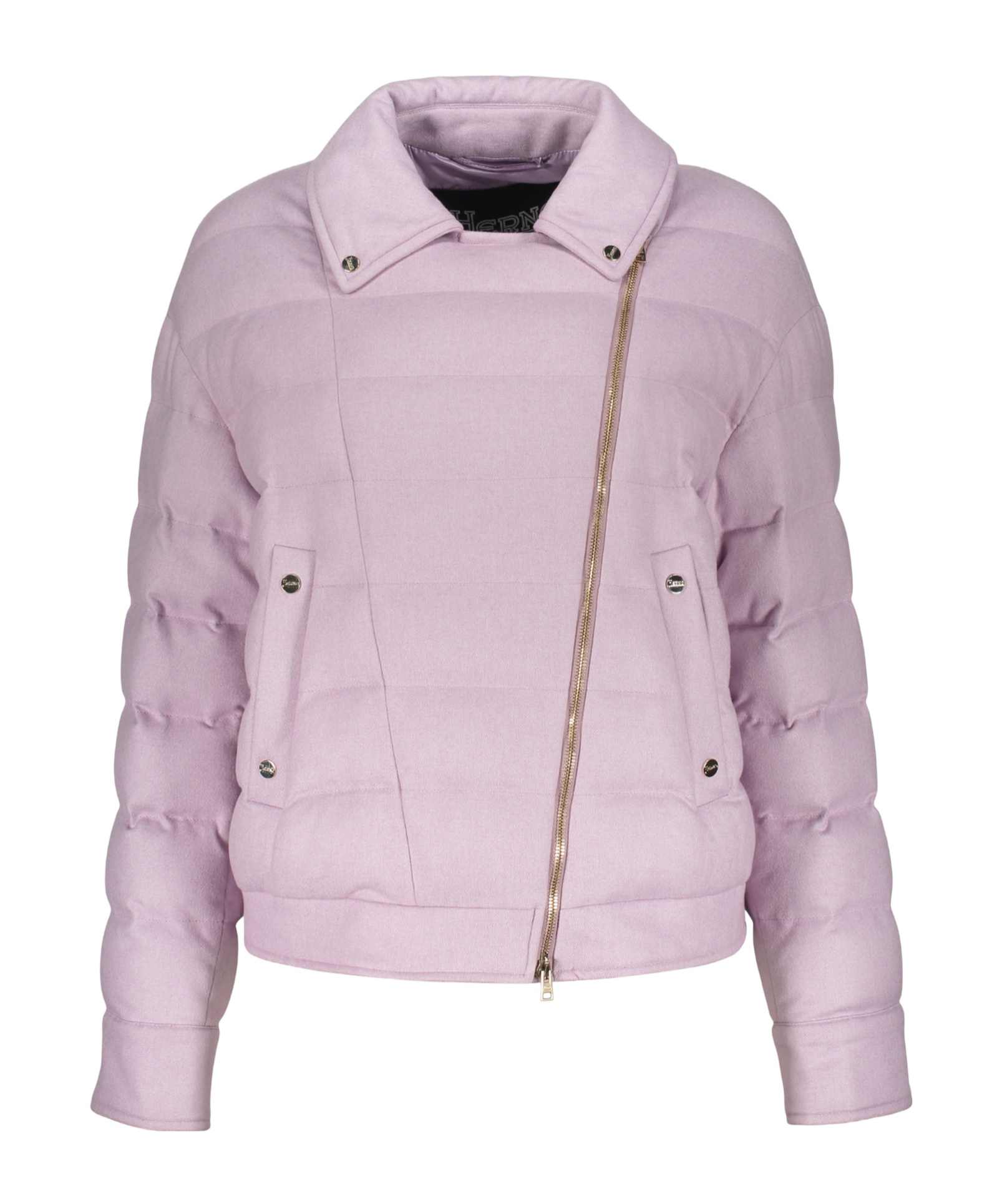 Herno Elegant Pink Padded Jacket For A Sophisticated Look In Pink