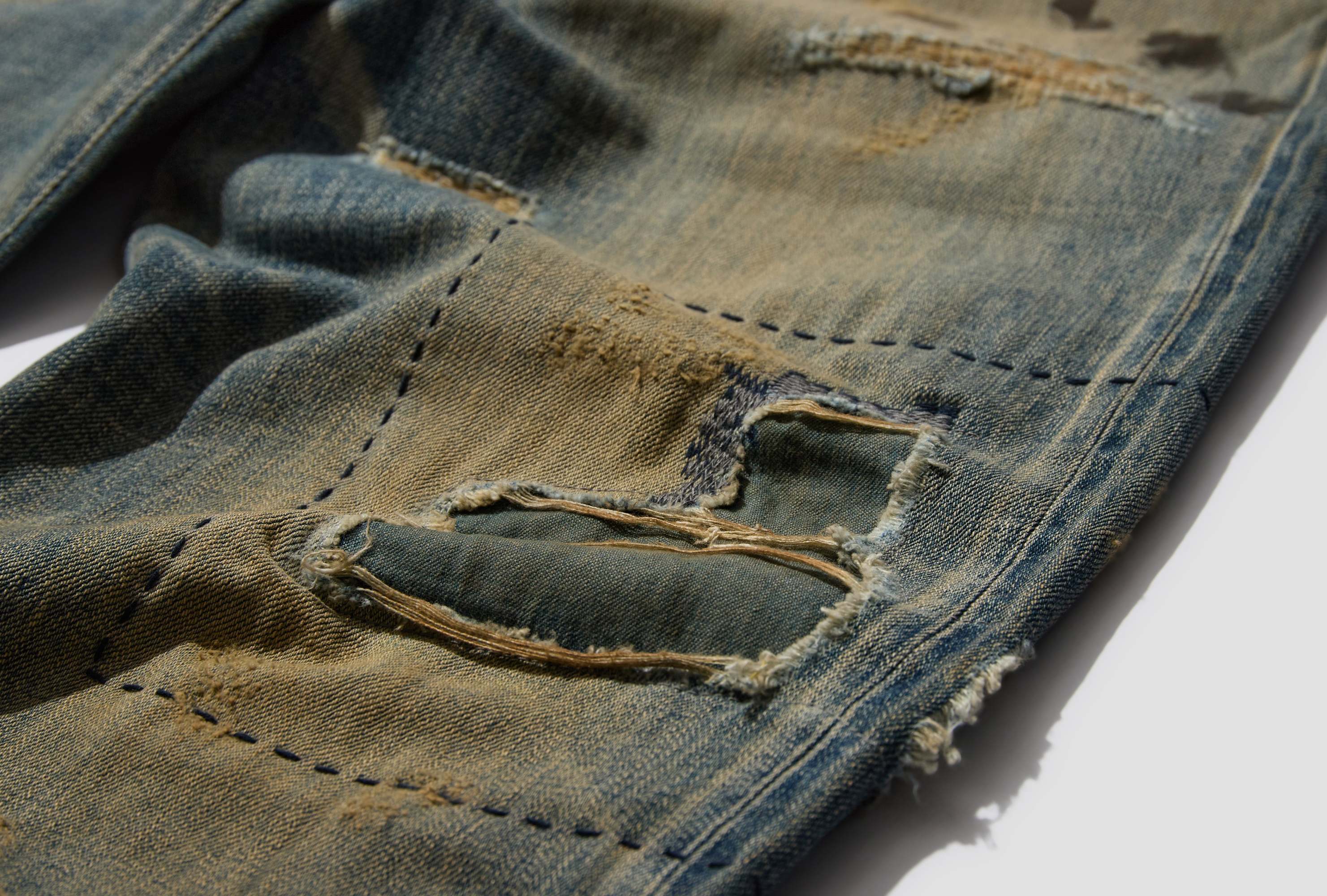 Neighborhood Multi-pocket Jeans In Blue