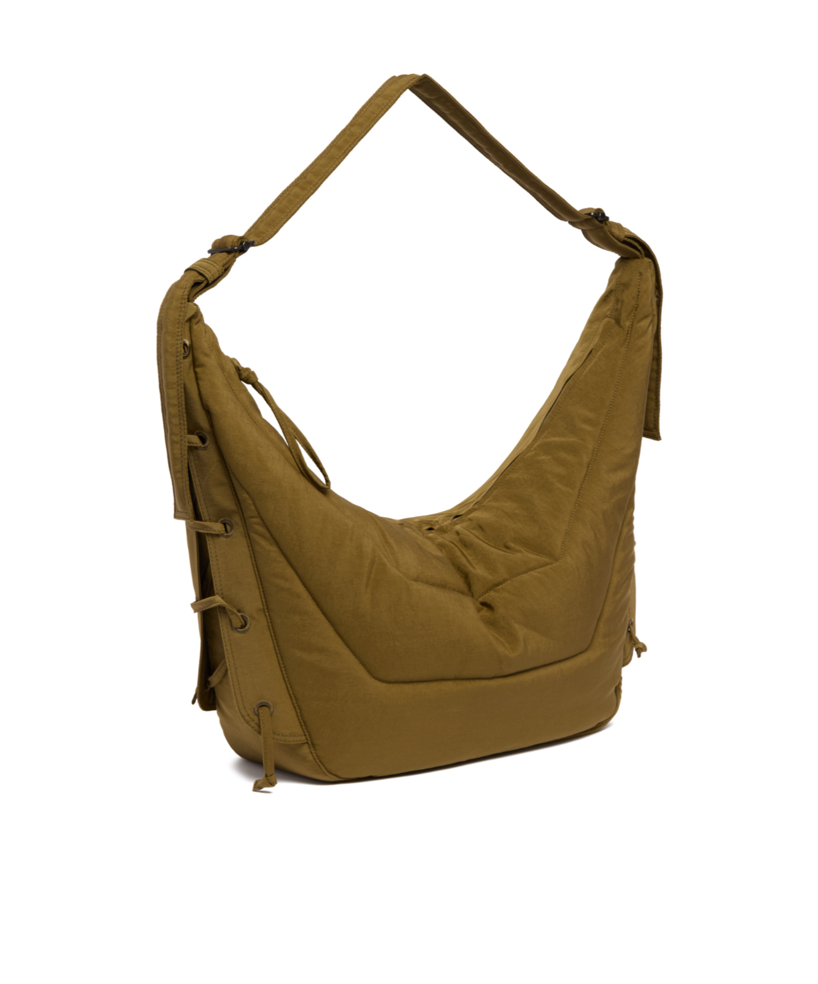 Lemaire Quilted Shoulder Bag In Brown