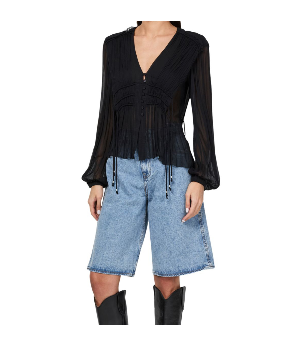 ISABEL MARANT ÉTOILE AXELINE LONG SLEEVE TOP