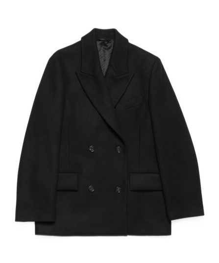 Acne Studios Double-breast Blazer In Black