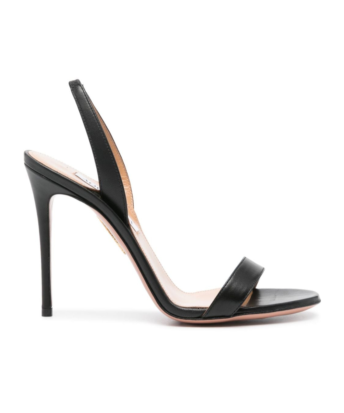 Aquazzura So Nude 85mm Sandals In Black