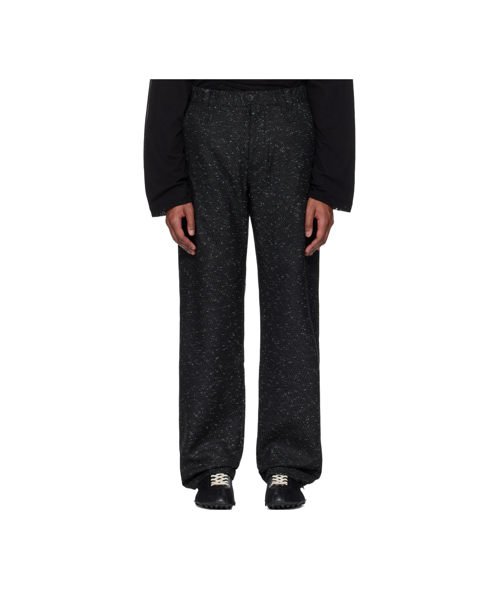Kiko Kostadinov Black Zafar Cargo Pants In Black