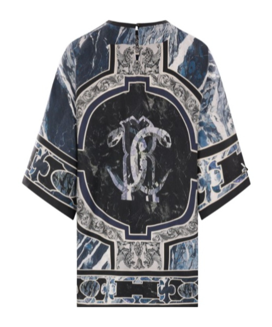 ROBERTO CAVALLI PRINTED BLOUSE