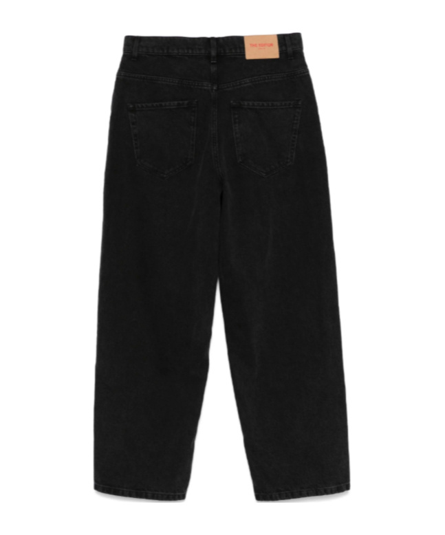The Editor Denim Loose-fit Jeans In Black