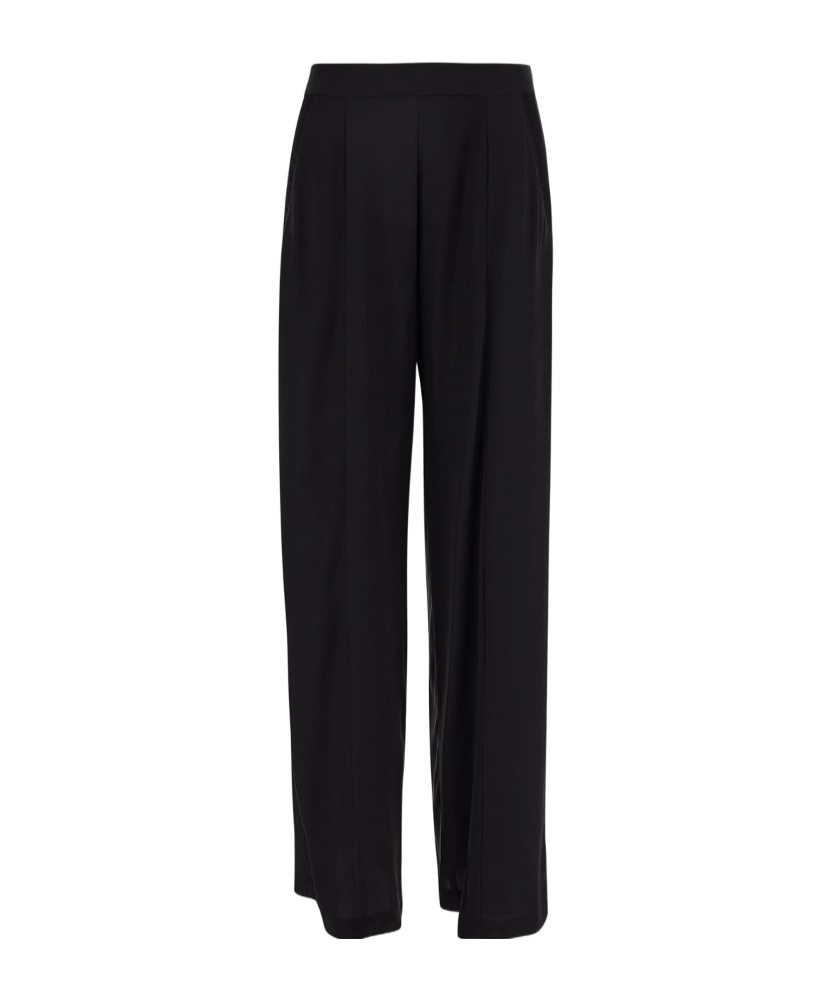MALO ELASTIC WAIST WIDE LEG PANTS