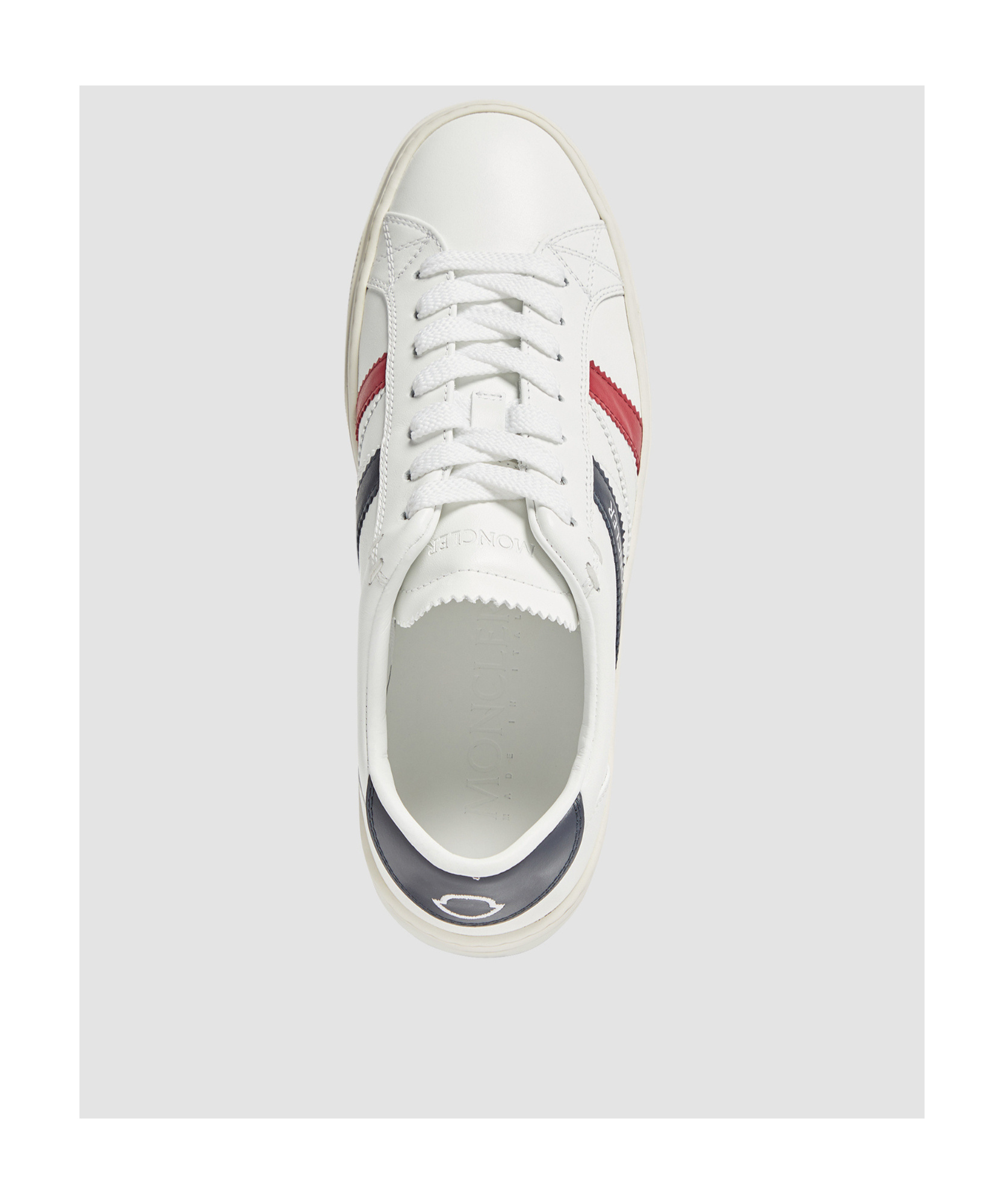 Shop Moncler Monaco M Lace-up Sneakers In White