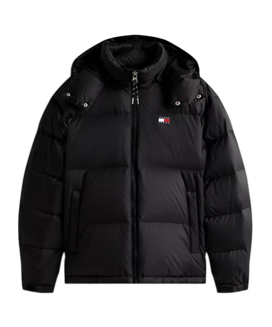 Tommy Hilfiger Hooded Puffer Jacket In Black